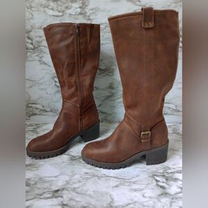 Bella Vita Faux Suede Brown Boots Size 7.5 M